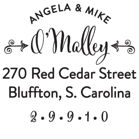 O'Malley Self-Inking Stamp - Barque Gifts