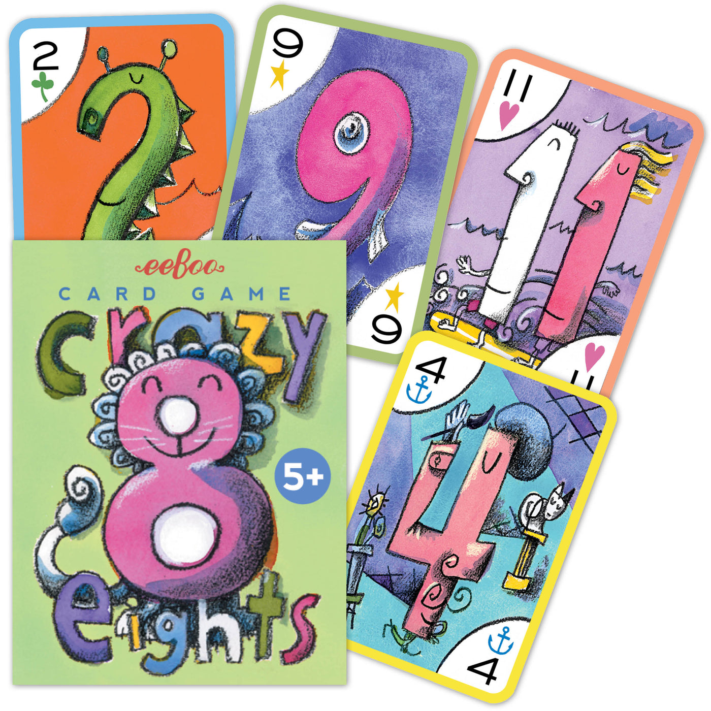 Crazy Eights Card Game - Barque Gifts