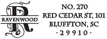 Ravenwood Self-Inking Stamp - Barque Gifts