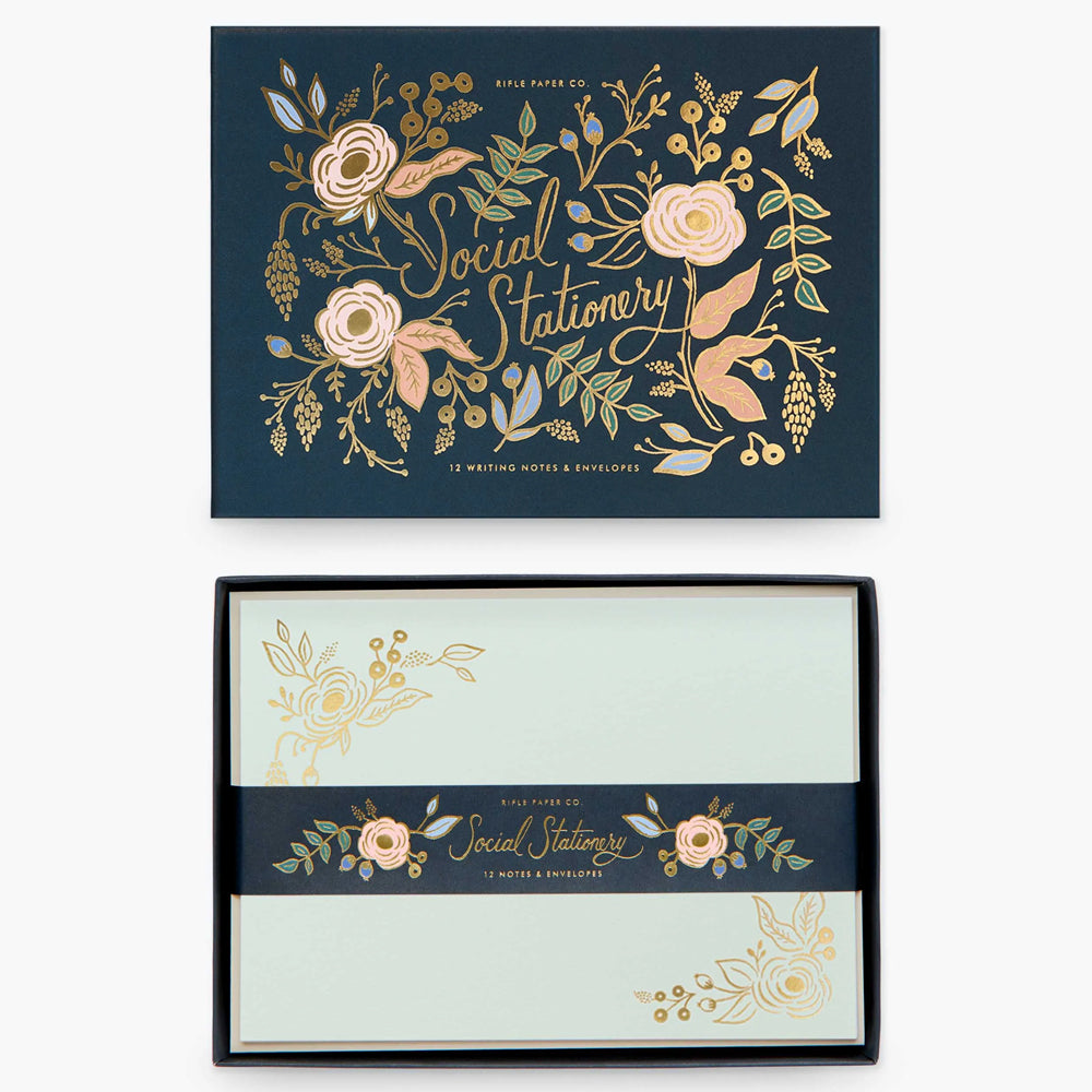 Rifle Paper Co. Colette Social Stationery Set at barquegifts.com