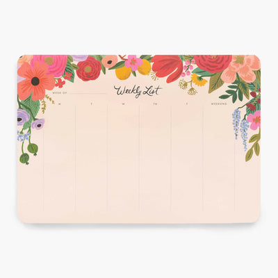 Weekly Desk Notepads - Barque Gifts