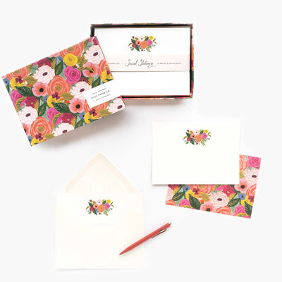 Rifle Paper Co. Juliet Rose Social Stationery Set at barquegifts.com