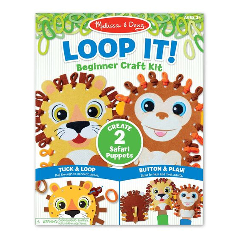 Safari Puppet Loop it! at barquegifts.com