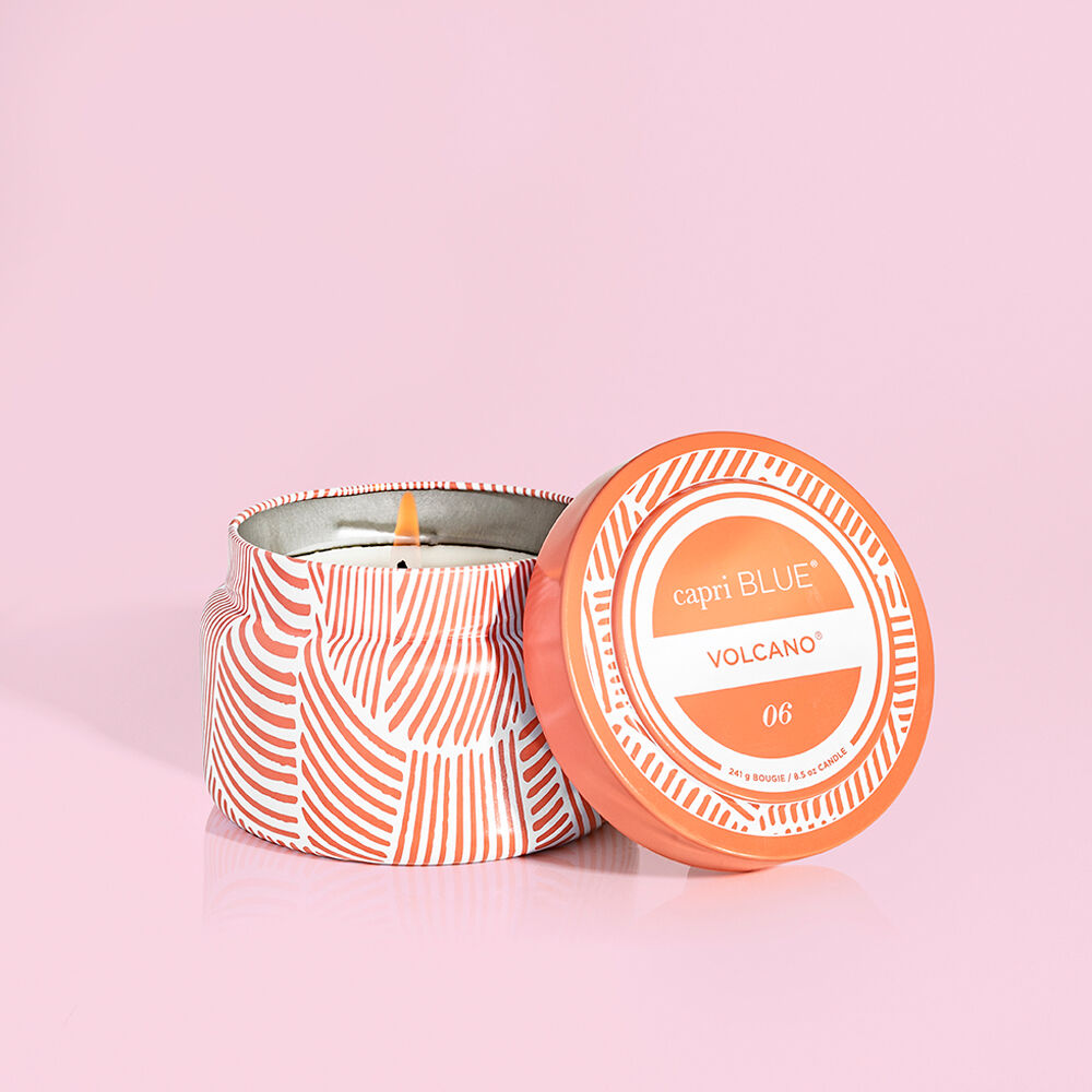 Tangerine Volcano Travel Tin Candle 8.4 oz.