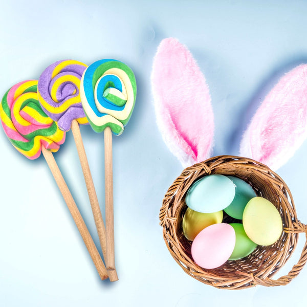 Egg Shaped Lollipops