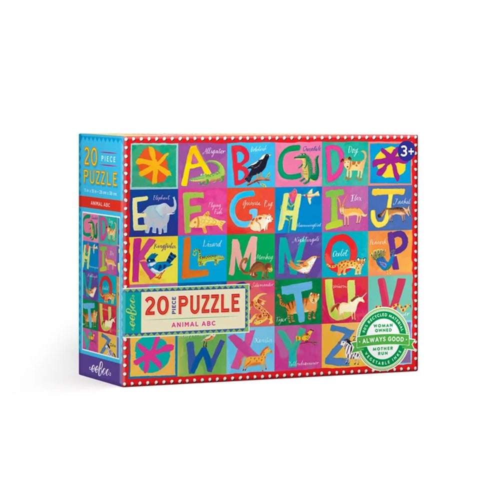 Animal Alphabet Big Puzzle (20 pieces) - Barque Gifts