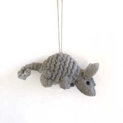 armadillo felted ornament on barquegifts.com