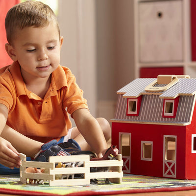 Wooden Fold & Go Barn