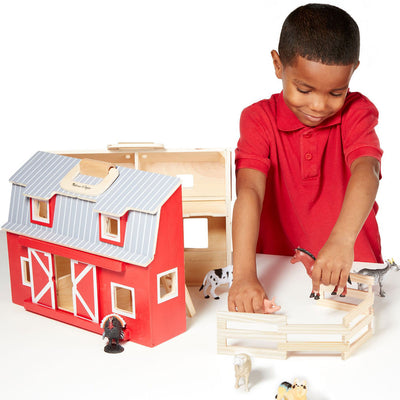 Wooden Fold & Go Barn