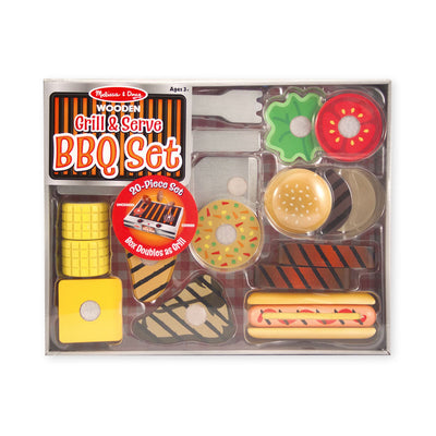 Wooden Grill & Serve BBQ Set - Barque Gifts