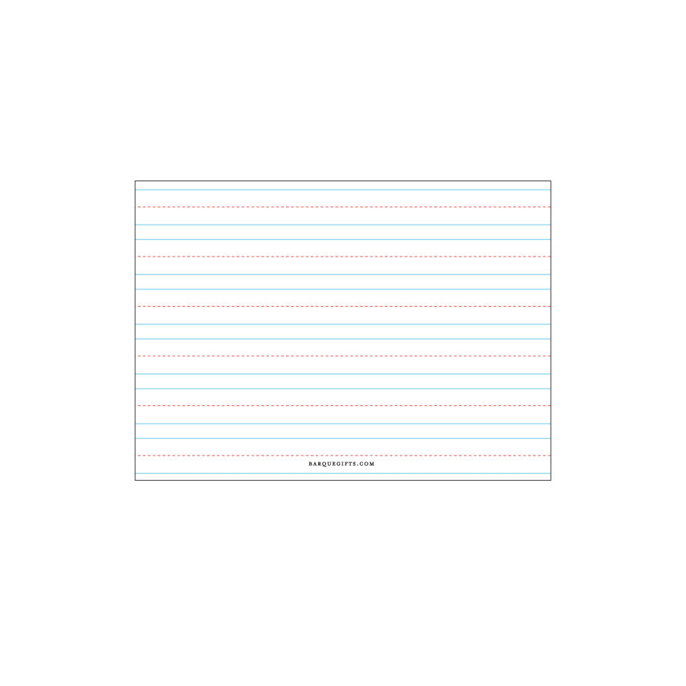 School Stationery Flat Card Set - Barque Gifts