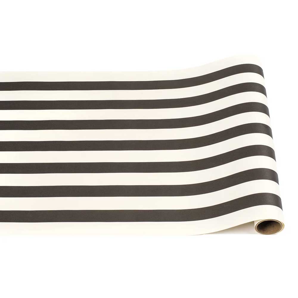 black stripe paper table runner on barquegifts.com