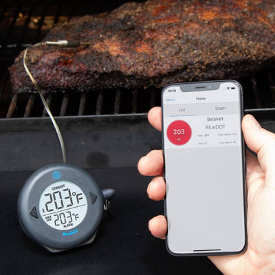 BlueDot Alarm Thermometer with Bluetooth - Barque Gifts