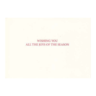 Blue Holly Wreath Boxed Holiday Cards  (box of 10) - Barque Gifts