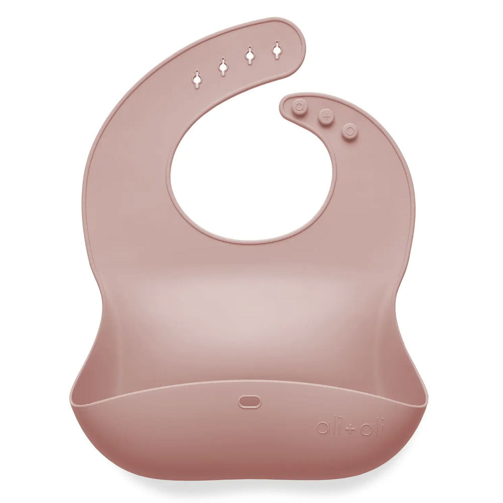 Silicone Roll-Up & Stay Closed Baby Bib