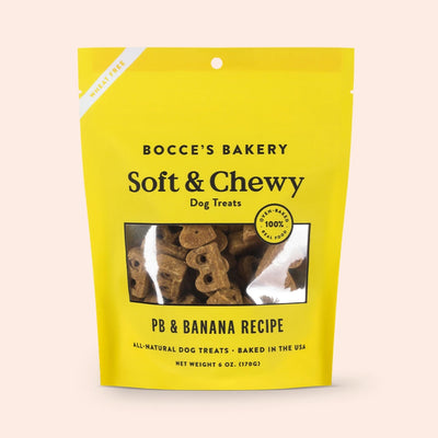 PB + Banana Soft & Chewy Dog Treats - Barque Gifts