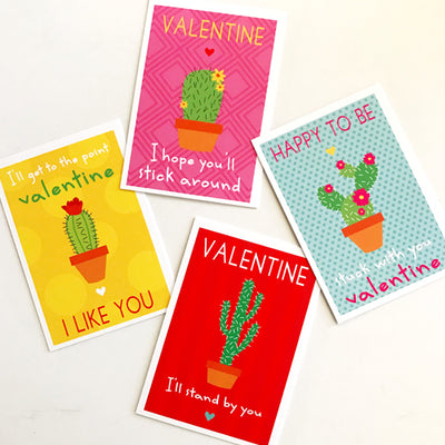 cactus punny valentines on barquegifts.com
