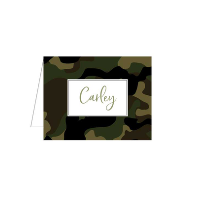 Classic Camo Folded Note - Barque Gifts