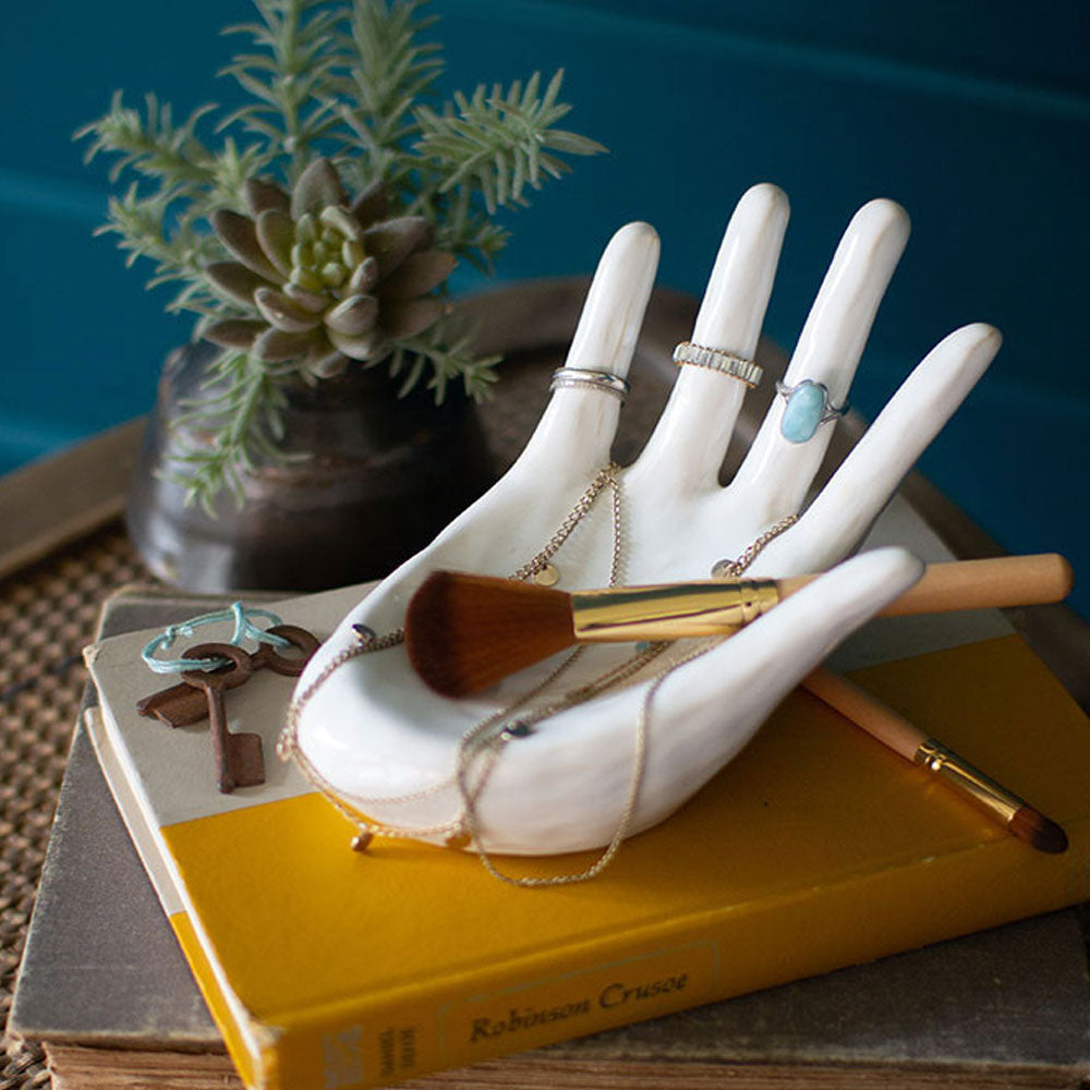 Ceramic Hand Ring Holder