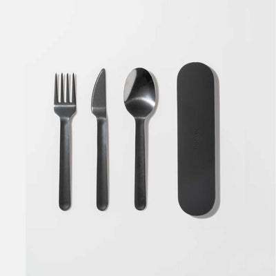 charcoal reusable untensils on barquegifts.com