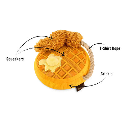 Chicken & Woofles Brunch Dog Toy