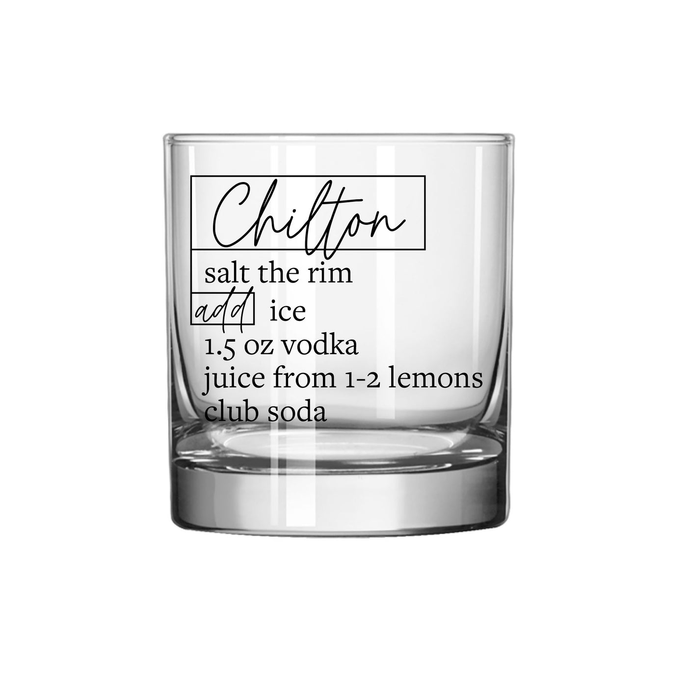 Chilton Rocks Glasses (Set of 4)