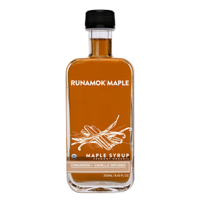 cinnamon and vanilla infused maple syrup on barquegifts.com
