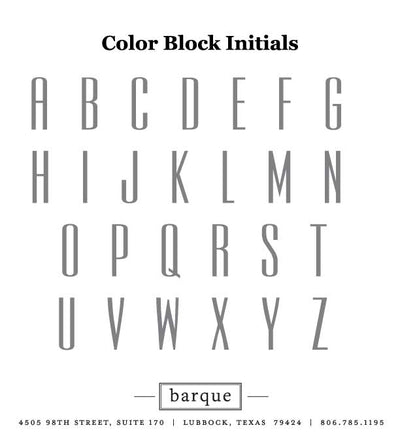 Red Color Block Flat Note - Barque Gifts