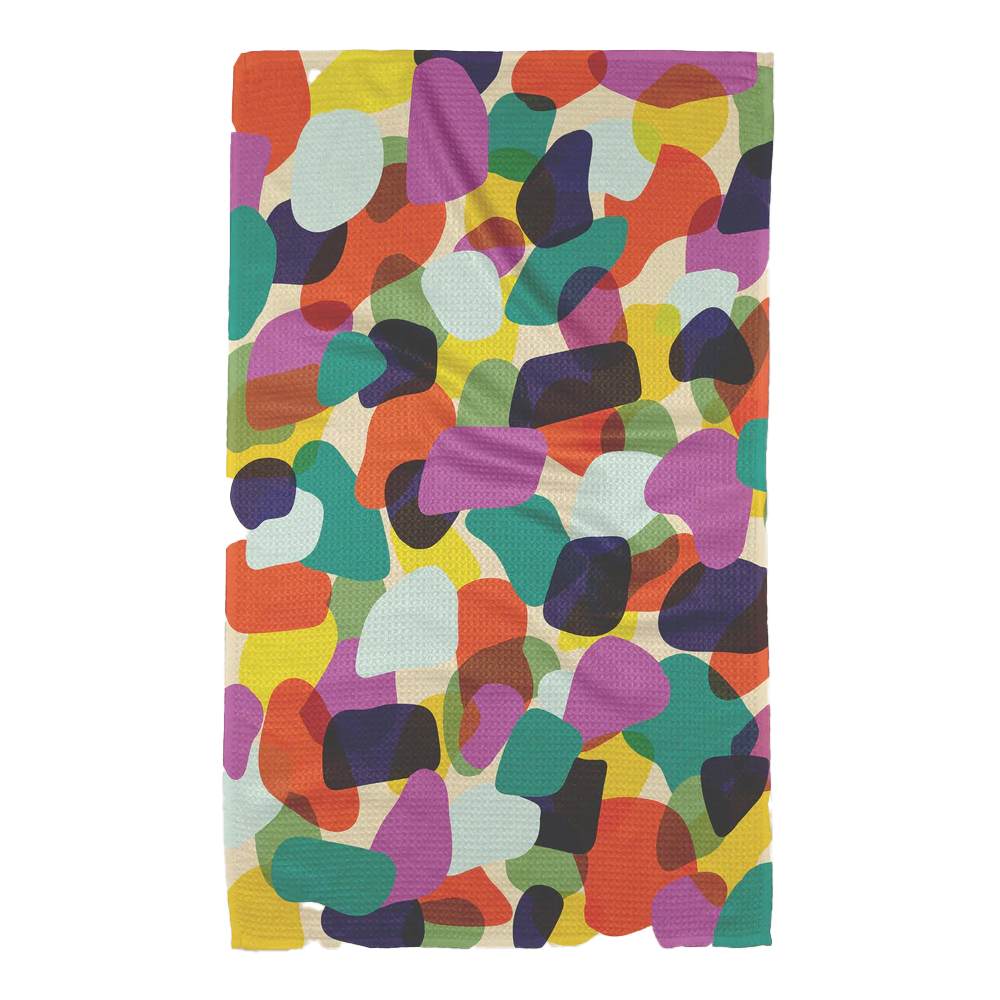 Colorful Pebbles Kitchen Tea Towel