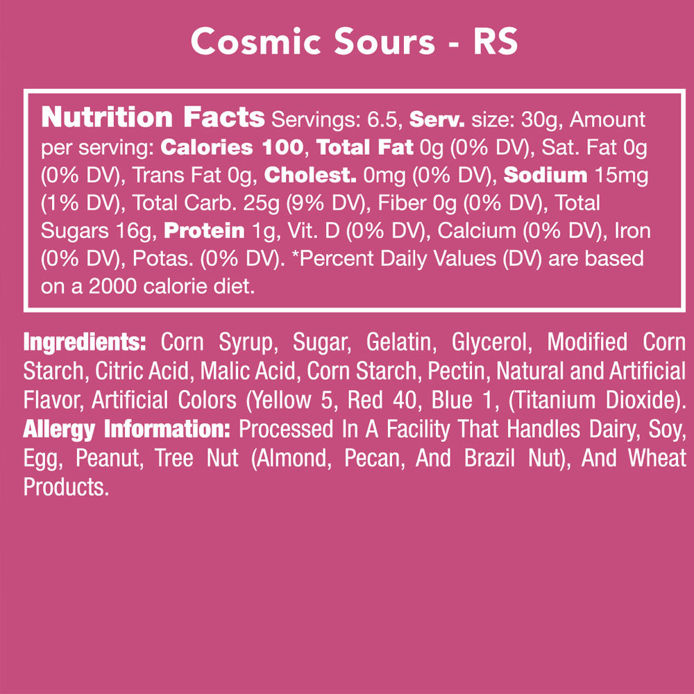 cosmic sours candy on barquegifts.com