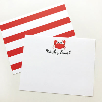 crab stationery