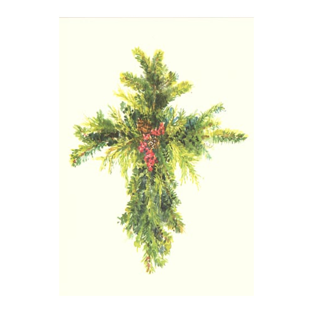 cross of green boxed holiday cards on barquegifts.com