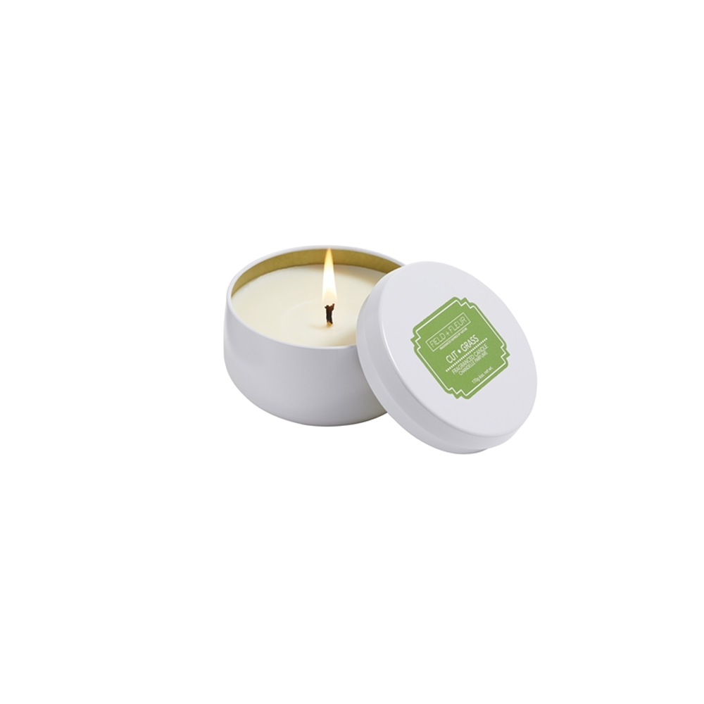 Cut Grass Field + Fleur Candles