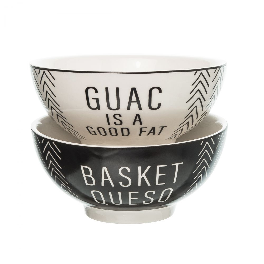 Guac/Queso Dip Bowls