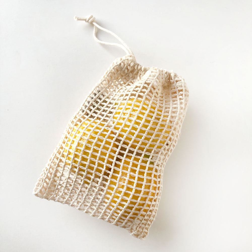 Small Mesh Produce Bag - 100% Cotton - Barque Gifts