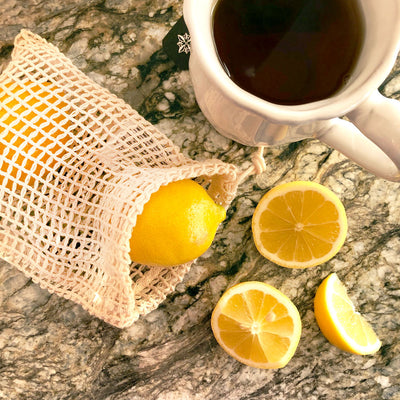 Small Mesh Produce Bag - 100% Cotton - Barque Gifts