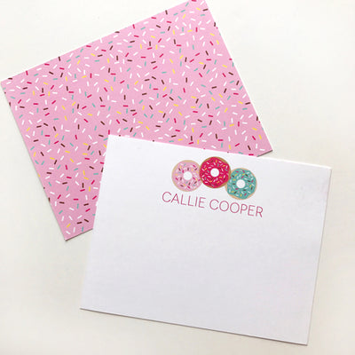 donut stationery