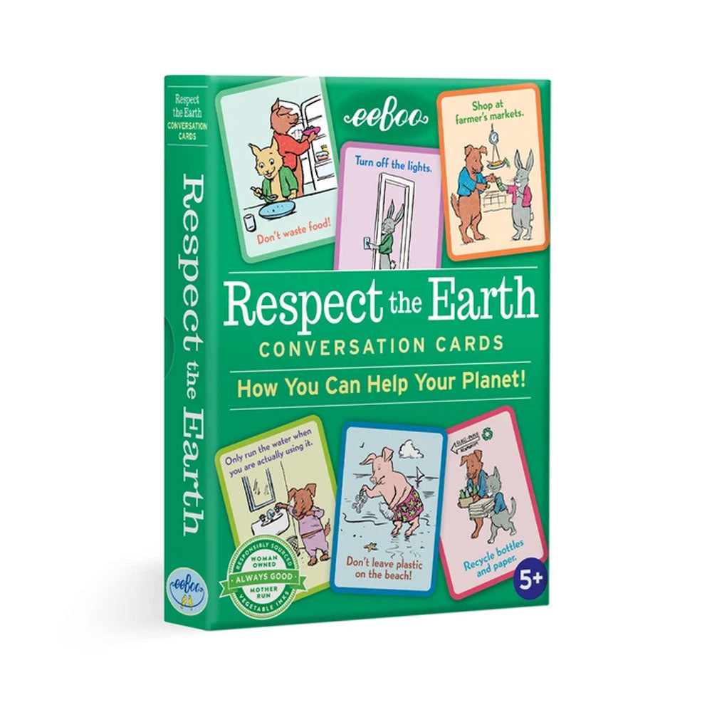 respect the earth flash cards on barquegifts.com
