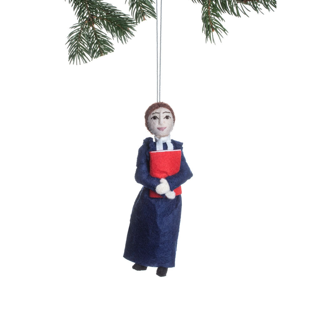 Emily Dickinson Felt Ornament