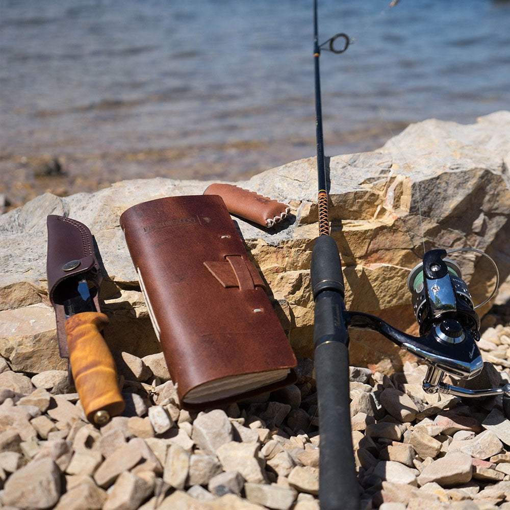 Leather Fishing Log - Barque Gifts