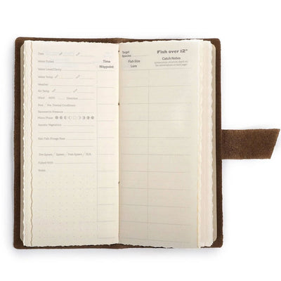 Leather Fishing Log - Barque Gifts