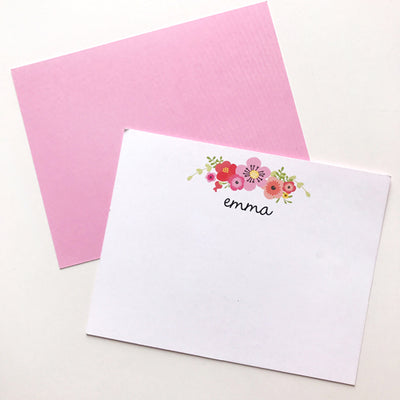 floral stationery
