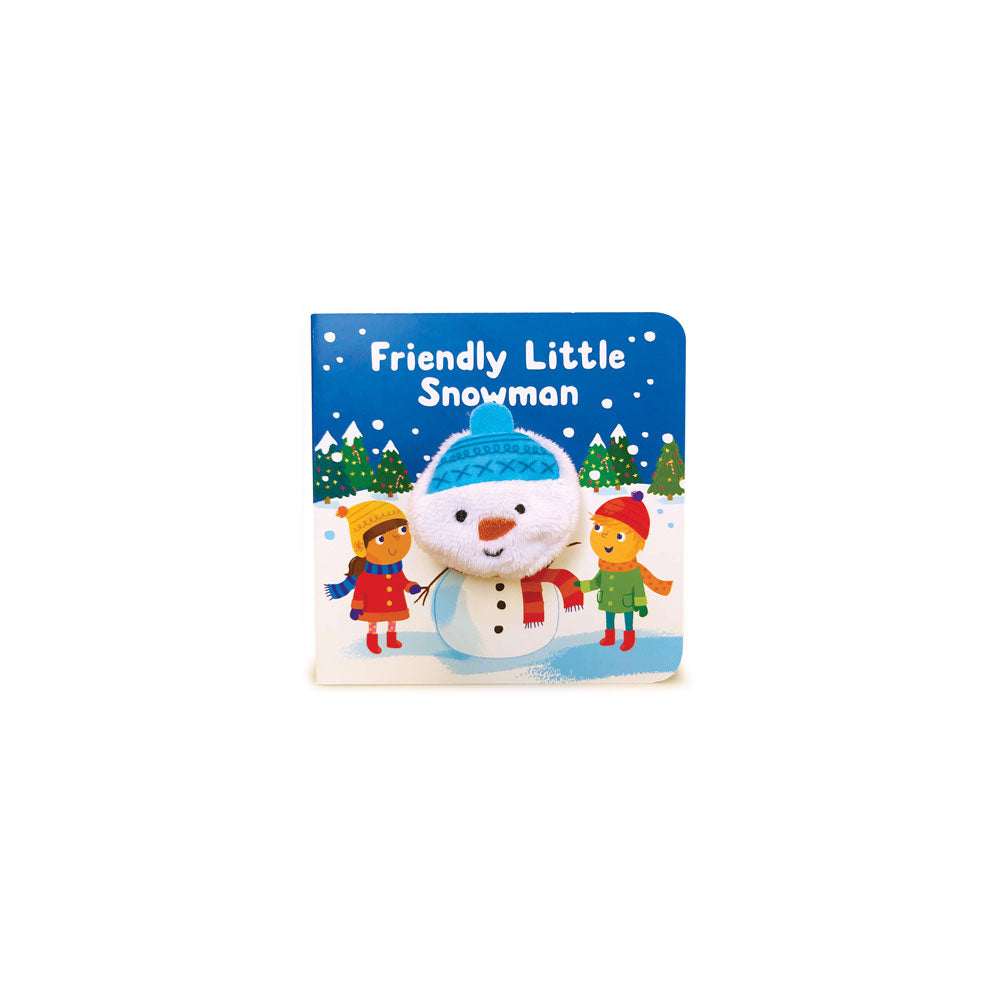 friendly little snowman finger puppet book on barquegifts.com