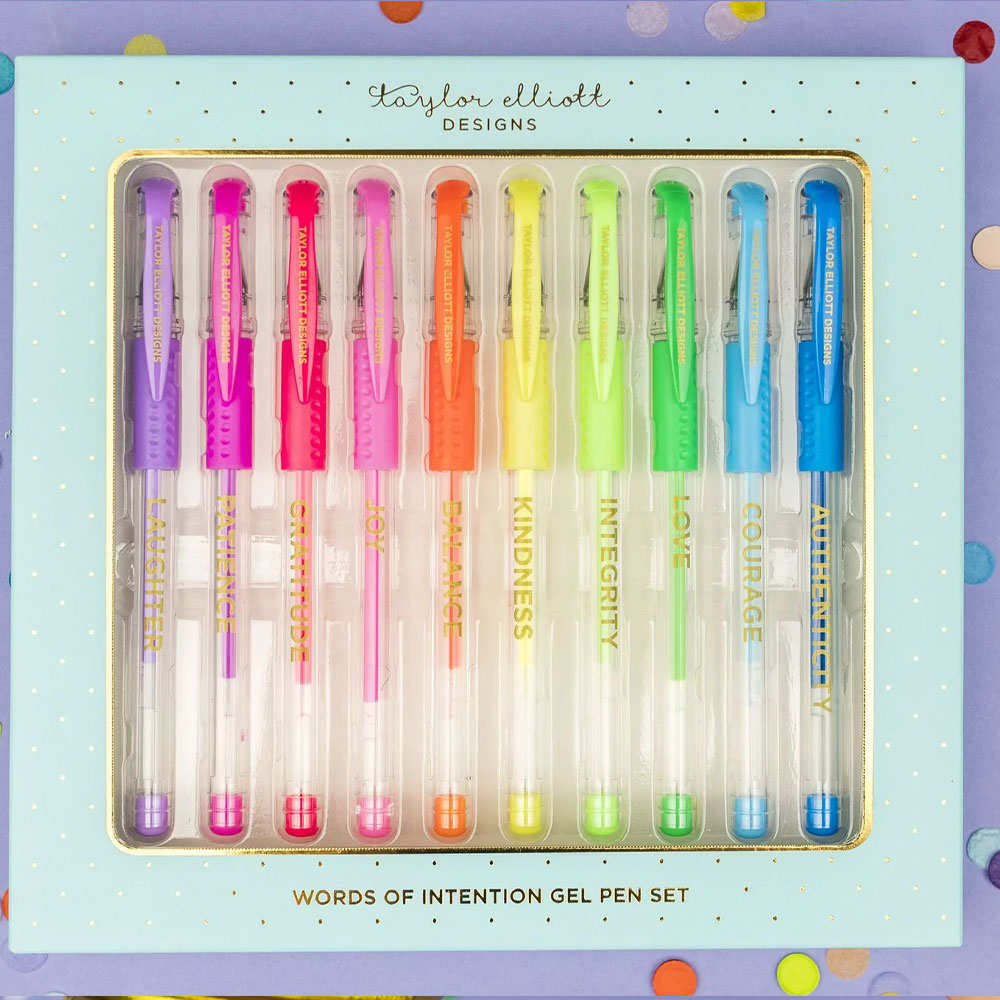 Words of Intention Gel Pens (set of 10)