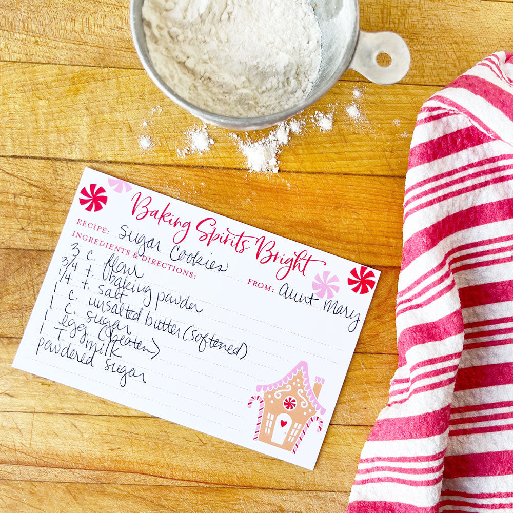 Holiday Recipe Cards
