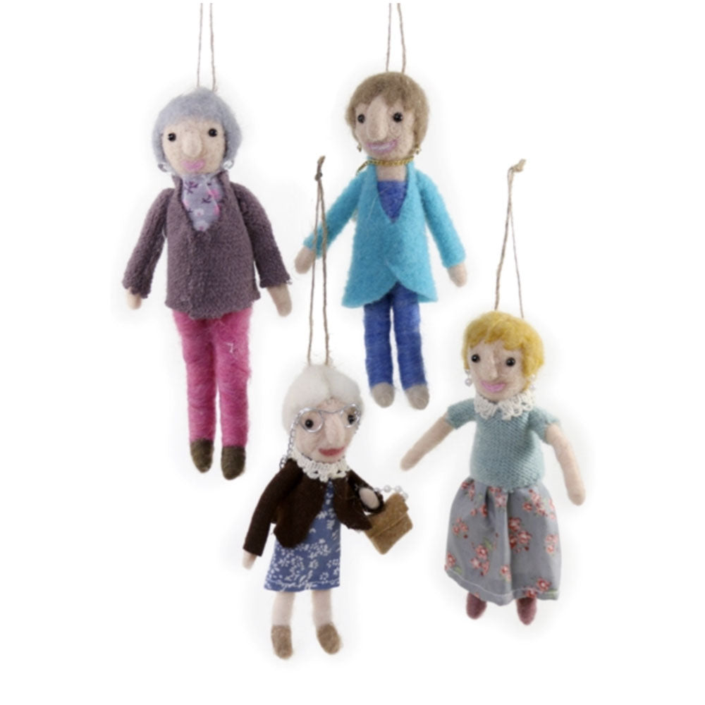 Felt Golden Girls Ornaments (sold separately)