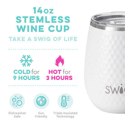 Golf Partee Stemless Wine Tumbler