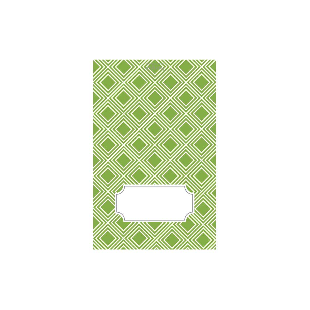 Green Diamond Folded Note - Barque Gifts