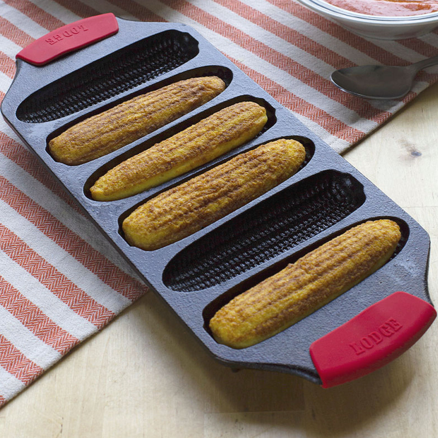 Red Bakeware Silicone Grips (set of 2)