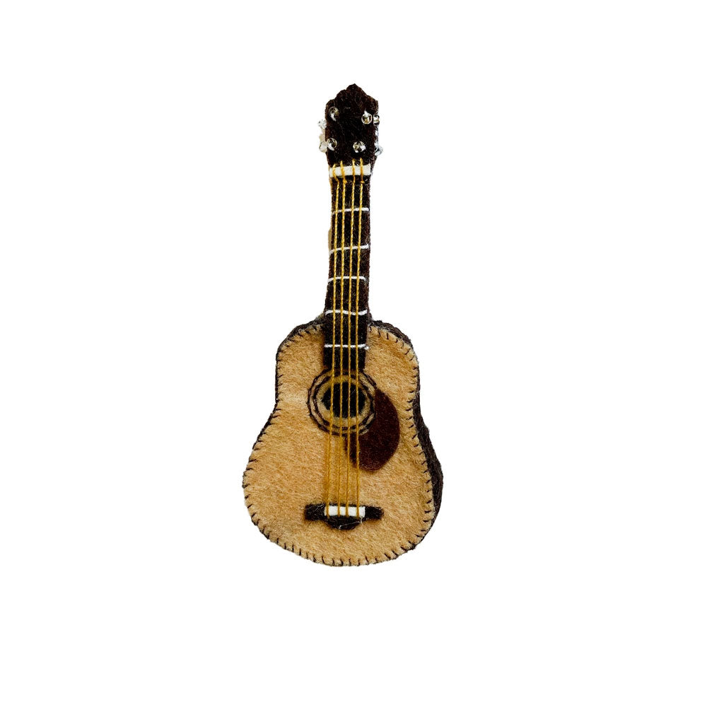 Acoustic Guitar Felt Ornament